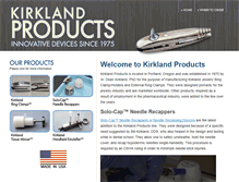 Tablet Screenshot of kirklandproducts.com